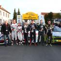 Die strahlenden Sieger der ADAC Hessen Rallye Vogelsberg